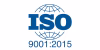 ISO 9001:2015 Certification icon for high-quality management and production standards.