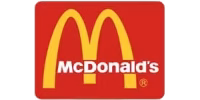High-traffic restaurant logo mat for McDonald's storefronts.